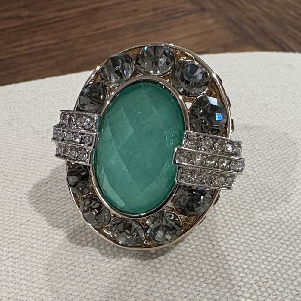 Roberto Cavalli Statement Ring Size 9 - image 1